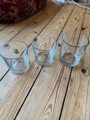 Photo of free IKEA glass candle holders x4 (Cheltenham)