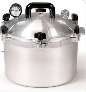 Photo of pressure cooker/canner (Houston to Galveston)