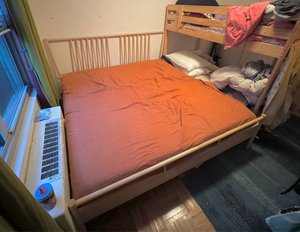 Photo of free King size bed, slats, mattress (20008, near BreadFurst)