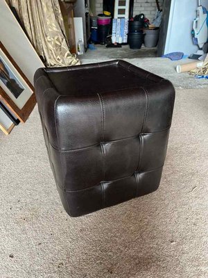 Photo of free Faux leather footstool (Kendal LA9)