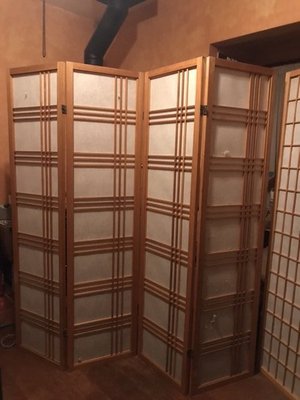 Photo of free 2 solid wood shoji screens (San Pablo Park area)