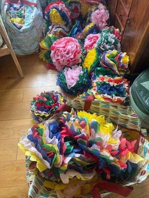 Photo of free Paper flowers (Shoreham-by-sea)