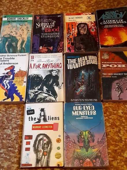 Photo of free 10 sf books (AB10) #1