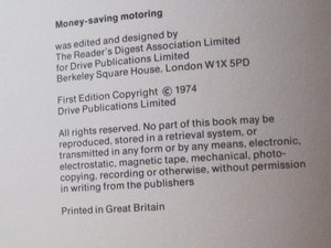 Photo of free Money Saving Motoring Book (Weston-super-Mare BS23)