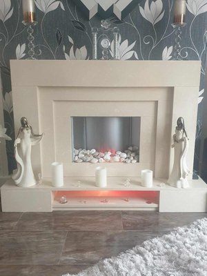 Photo of free Marble fireplace (Cowie FK7)