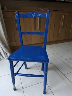 Photo of free Painted wooden chair (Hertford SG14)