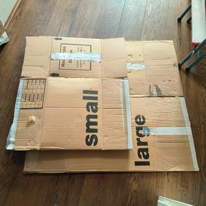 Photo of free 3 used packing boxes (Balham)