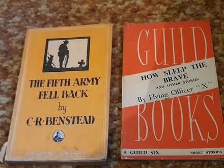 Photo of free 2 old military memoir paperbacks (AB10) #1
