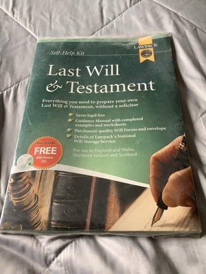 Photo of free Last Will & Testament kit (Wednesfield)
