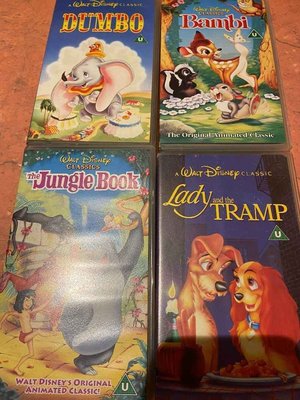 Photo of free Disney VHS tapes x 4 (Nanpantan LE11)