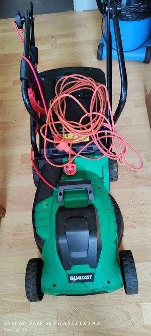 Photo of free Qualcast electric lawn mower working (Gorse Hill M32)