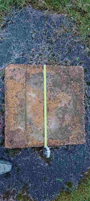Photo of free Garden slabs (Stone Cross B71)
