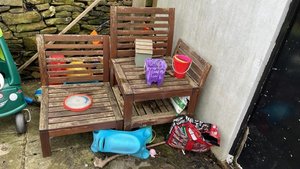 Photo of free Wooden ikea outdoor chairs (Ecclesfield S35)