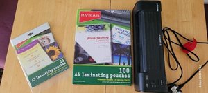 Photo of free Laminator, A4 and A5 Pouches (Swallownest S26)