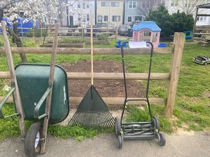Photo of free Garden supplies: mower gone (Capitol Hill)