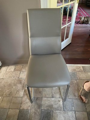 Photo of free Faux leather dinning chairs with covers (Southgate RH11)