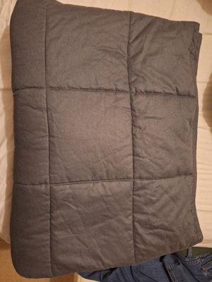 Photo of free 9kg weighted blanket & cover (Forestgreen)