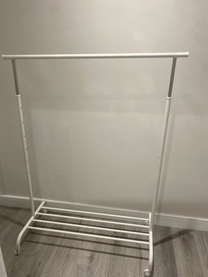 Photo of free Ikea Clothes rack, white (RM13)