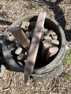 Photo of free Lawn edging stakes (Camden and Leigh)
