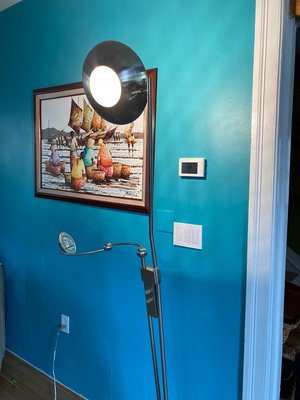 Photo of free Tall Stainless Steel Lamp (16 St Heights)