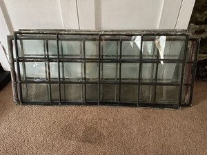 Photo of free 4 leaded light glass panels (Kelynack TR19)