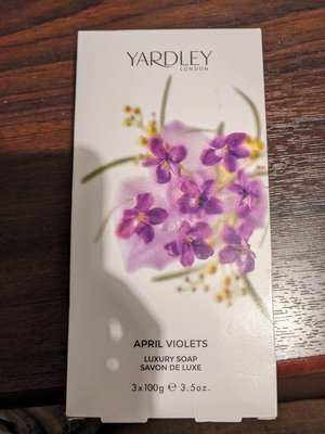 Photo of free 3x Yardley soaps - April Violets scent (Kirkstall LS5)