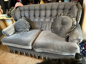 Photo of free Blue Sofa & Chair (Shippensburg)