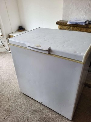 Photo of free White chest freezer (Charlton Kings GL52)