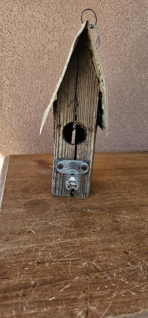 Photo of free Birdhouse with NM license plate (Carlisle / Gibson)
