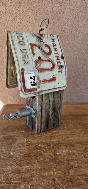 Photo of free Birdhouse with NM license plate (Carlisle / Gibson)