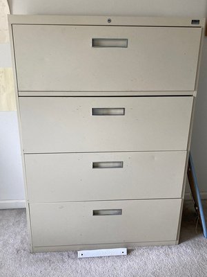 Photo of free Metal File Cabinet (Newark, DE)