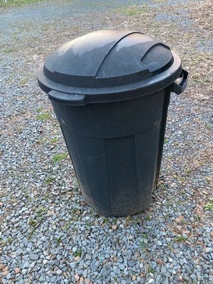 Photo of free Large Plastic Trash Can (Littleton)