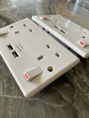 Photo of free Double sockets with USB points (Kettering NN15)