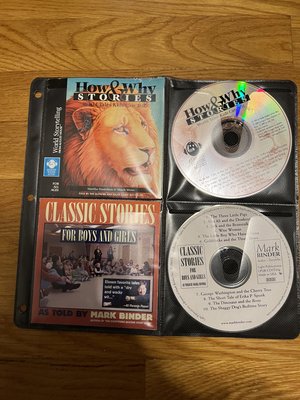 Photo of free Assorted story CDs (Porter Square)