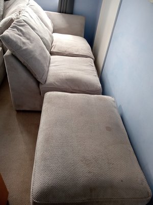 Photo of free Armchair,Footstool,Sofa & footstool (Nr Sparkford)