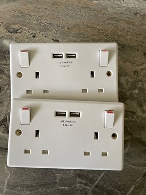 Photo of free Double sockets with USB points (Kettering NN15)