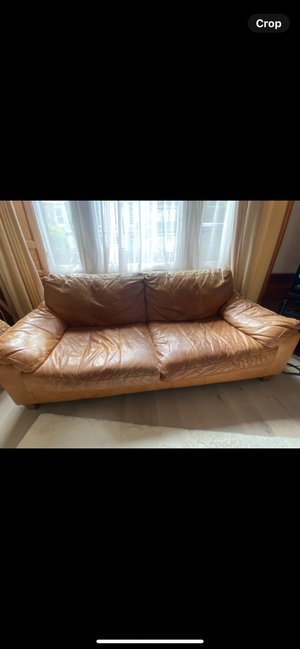 Photo of free Leather Sofa (Pilrig EH6)