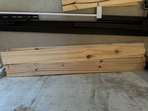 Photo of free Twin Bed Wooden Slats (8) (Pleasant Hill/Klein Creek)