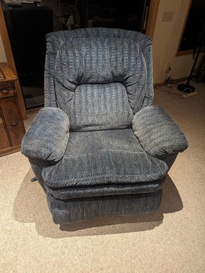 Photo of free Blue Fabric Recliner (Putnam Valley)