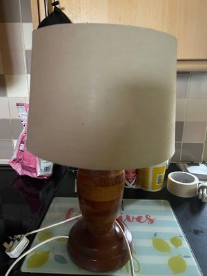 Photo of free Wooden base lamp (Kirkoswald CA10)