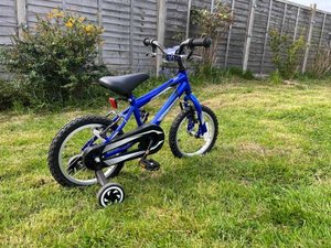 Photo of free Kids bike with trainer wheels (New Marston OX3)
