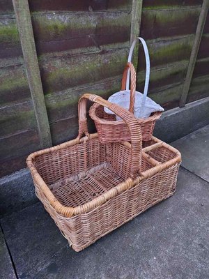 Photo of free 3 wicker baskets (Biddulph ST8)