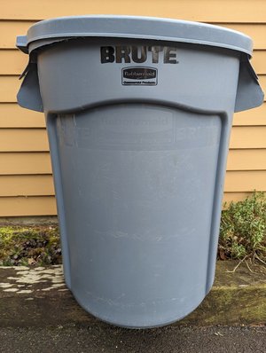Photo of free trash container (N Leverett)