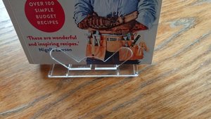 Photo of free Book stand plastic for lightweight books (Nash Mills WD4)