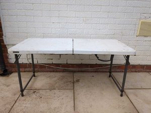 Photo of free Height Adjustable Folding Table (Horsell GU21)