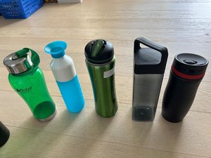 Photo of free Water bottles & container (87 Ave & 107 St)