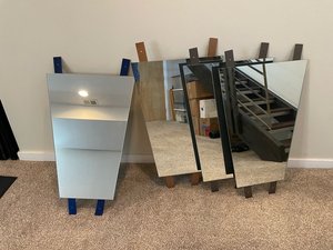 Photo of free Trapezoid Mirror, Set of 4 (South side of Longmont)