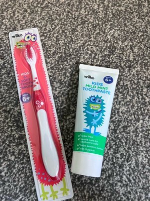 Photo of free 6+ toothpaste/brush SEALED (CM2)