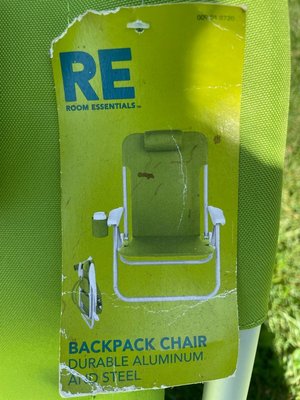 Photo of free 2 Backpack chairs (Zip 22306 Alexandria)