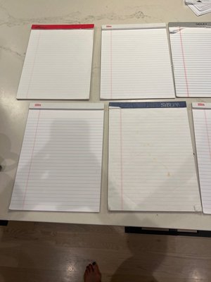 Photo of free Partially used notepads (Old Town)